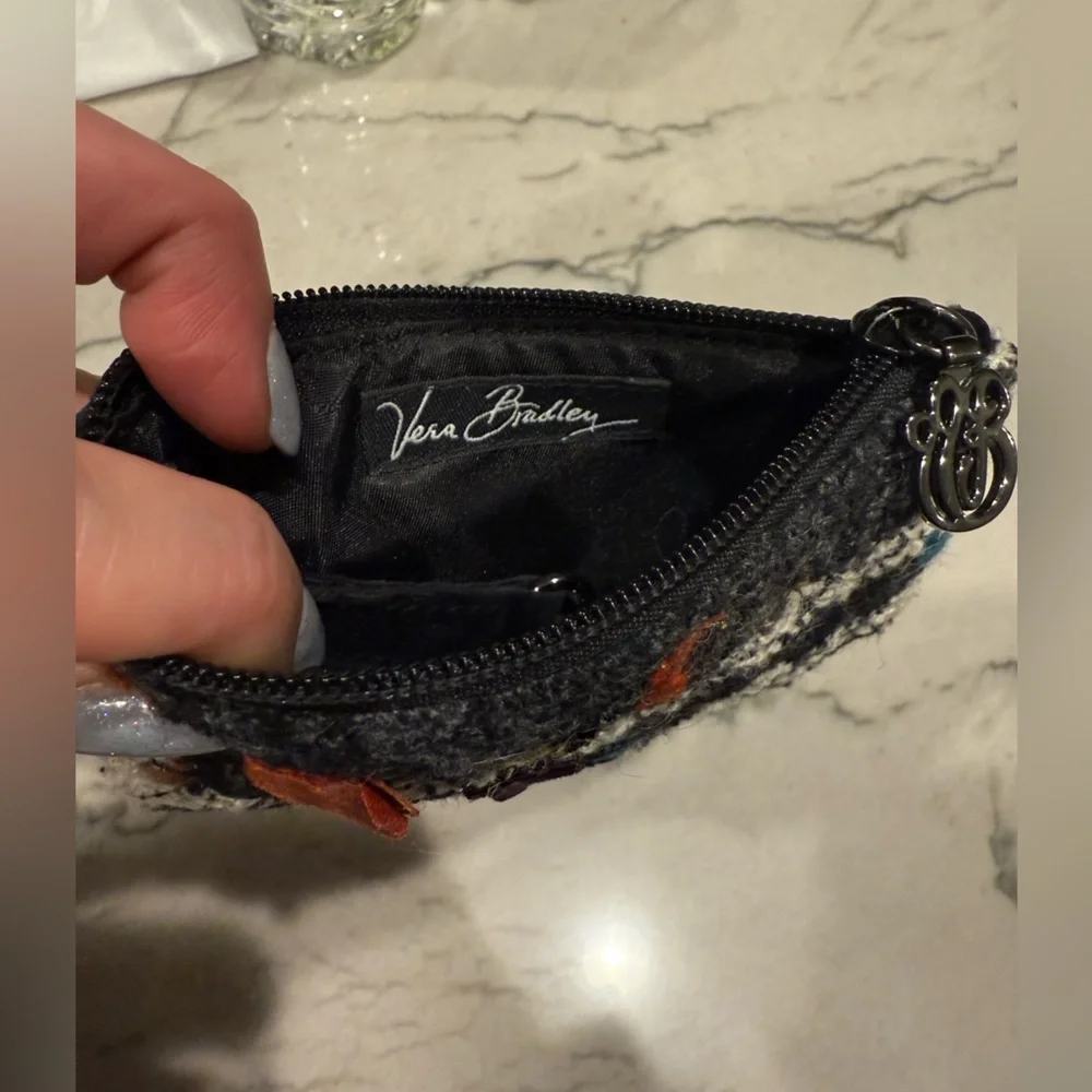 Vera Bradley Vintage Tweed & Velvet Coin Purse